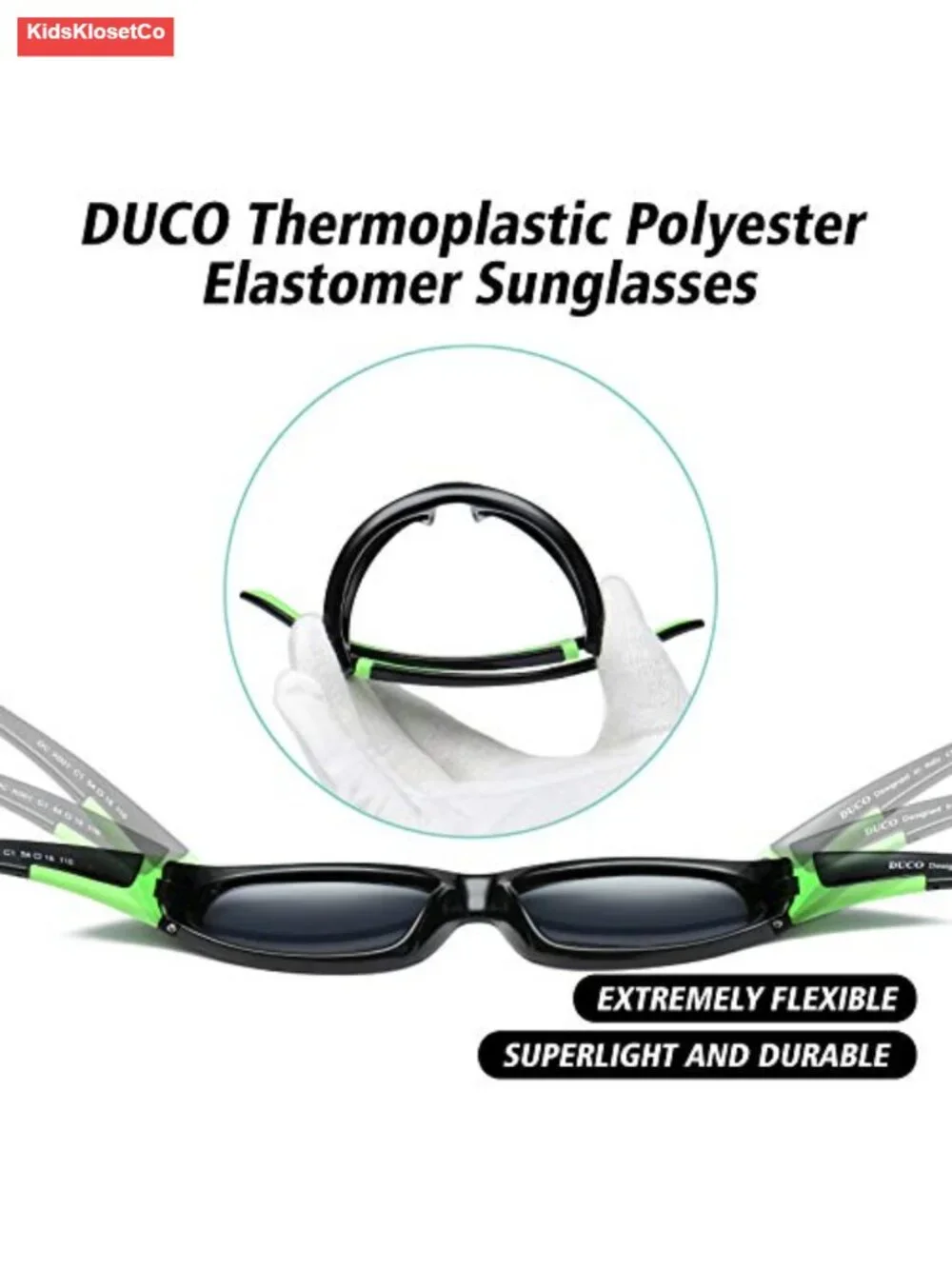 Kids Polarized Sunglasses with Strap UV400 Protection Sport Glasses